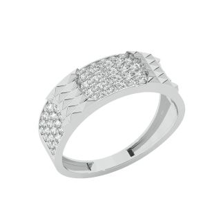 Lali Round Diamond Ring For Him